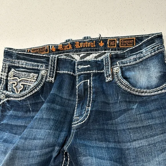 ROCK REVIVAL - Men’s Drennon - Relax Taper comfort stretch jeans